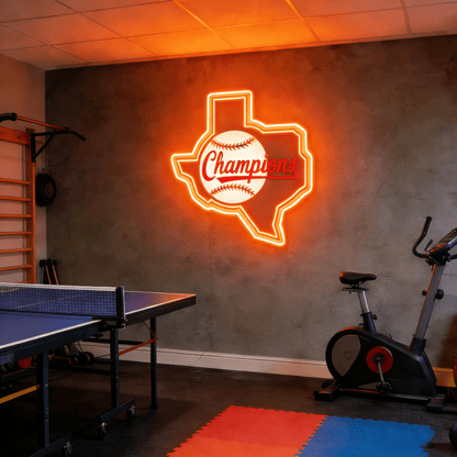Texas LED USB Neon Signs Iconic Texas Wall Decor for Garages Man Cave