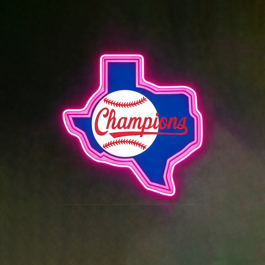 Texas LED USB Neon Signs Iconic Texas Wall Decor for Garages Man Cave