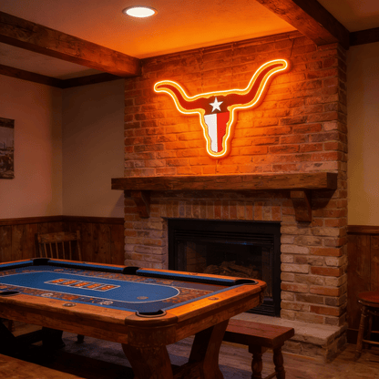 Texas LED USB Neon Signs Iconic Texas Wall Decor for Garages Man Cave