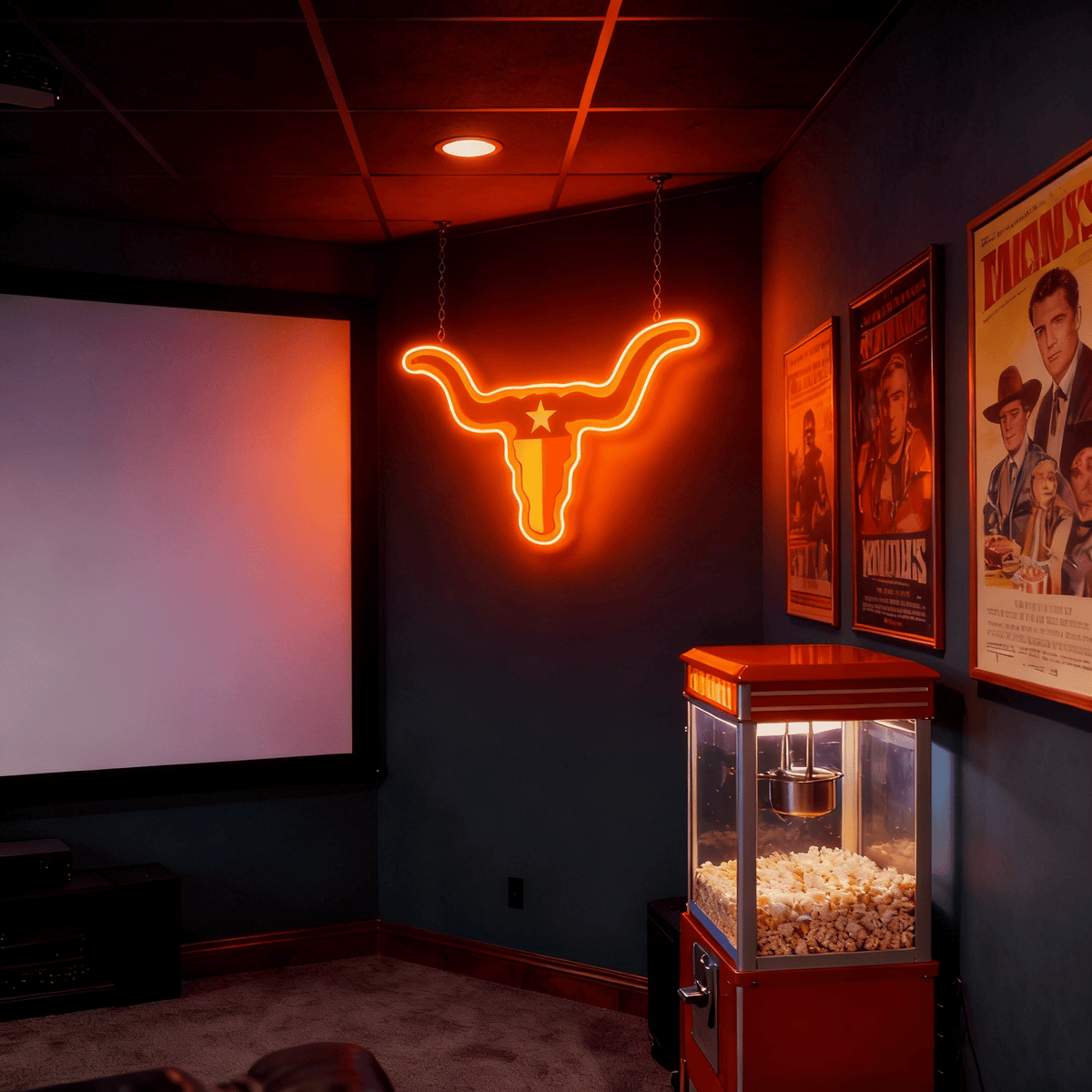 Texas LED USB Neon Signs Iconic Texas Wall Decor for Garages Man Cave