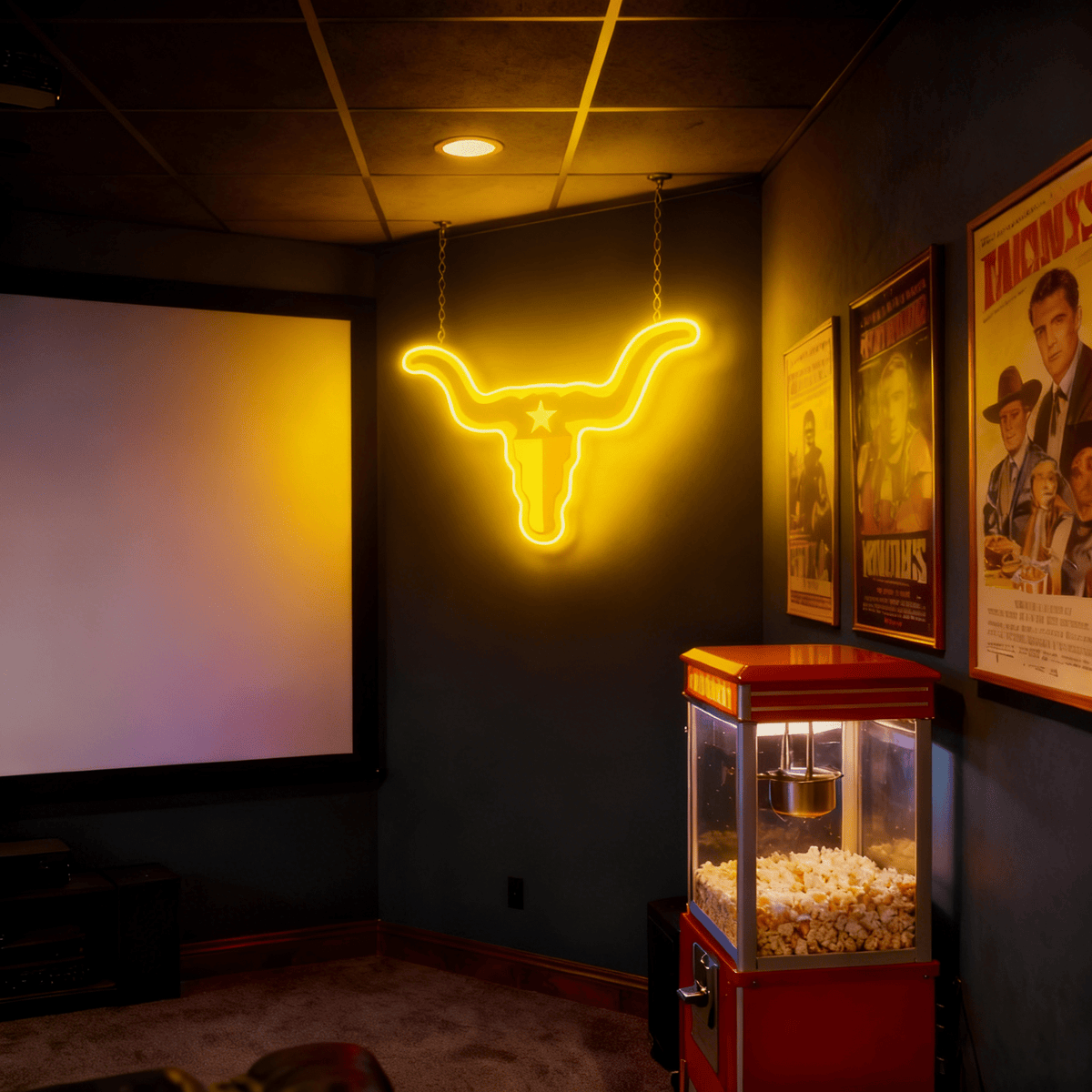 Texas LED USB Neon Signs Iconic Texas Wall Decor for Garages Man Cave