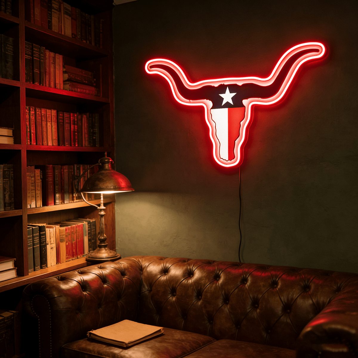 Texas LED USB Neon Signs Iconic Texas Wall Decor for Garages Man Cave