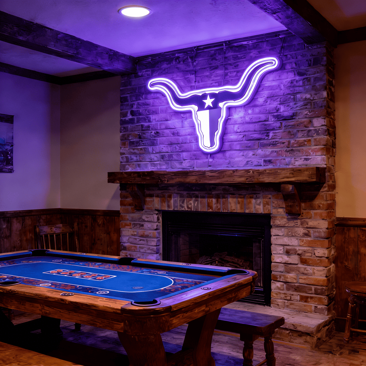 Texas LED USB Neon Signs Iconic Texas Wall Decor for Garages Man Cave
