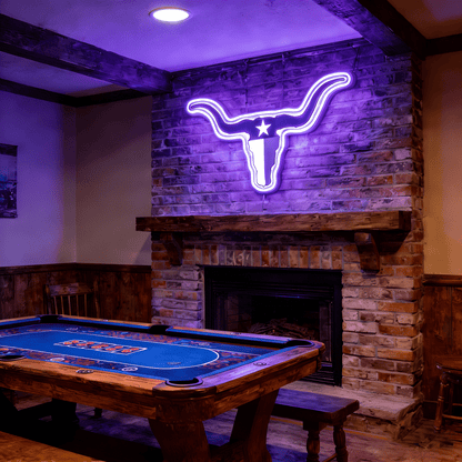 Texas LED USB Neon Signs Iconic Texas Wall Decor for Garages Man Cave
