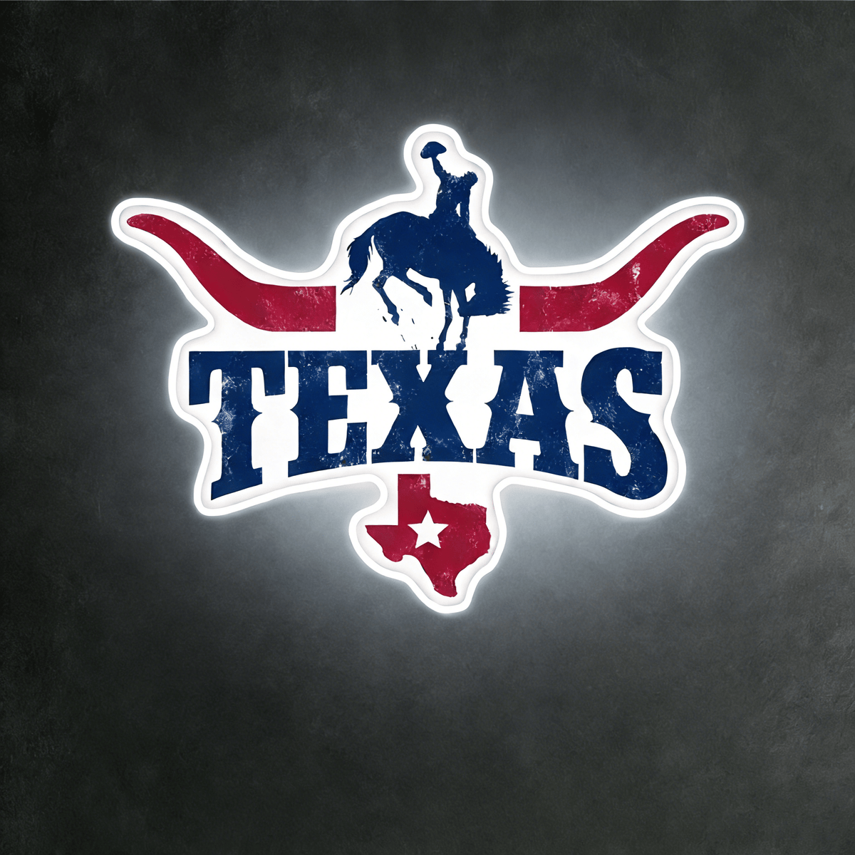 Texas LED USB Neon Signs Iconic Texas Wall Decor for Garages Man Cave