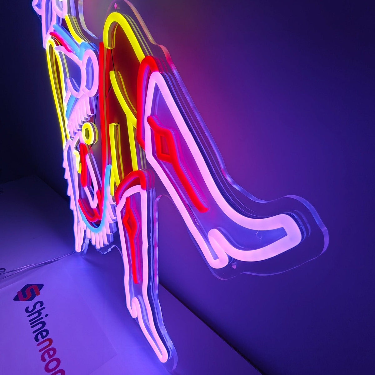 Vegas Vickie Cowgirl Led Sign Business Neon Sign